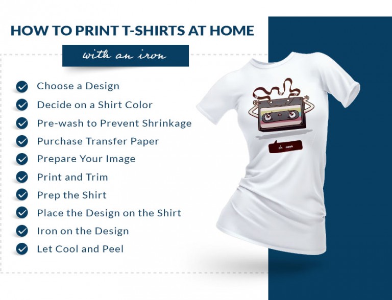 How To Print T Shirts At Home With An Iron The Ultimate Guide The Adair Group