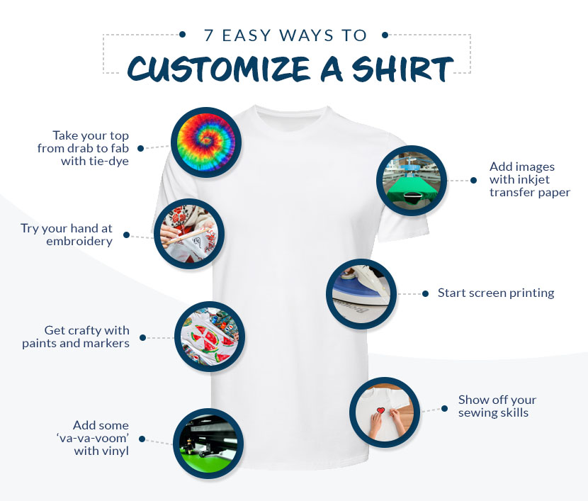 7 easy ways to customize a shirt graphic