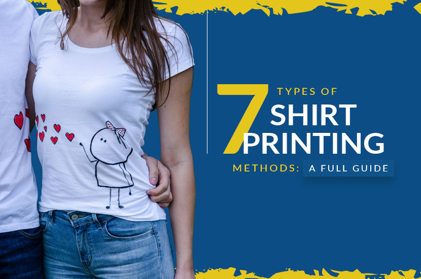 7 Types Of Shirt Printing Methods A Full Guide The Adair Group