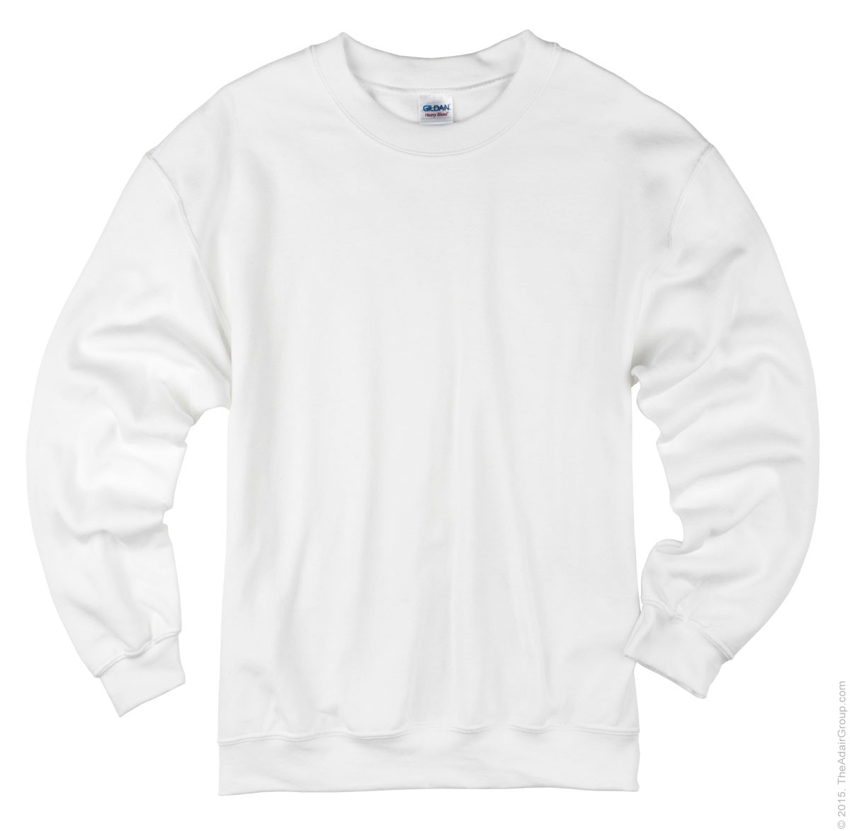 White Crewneck Sweatshirts for Adults 