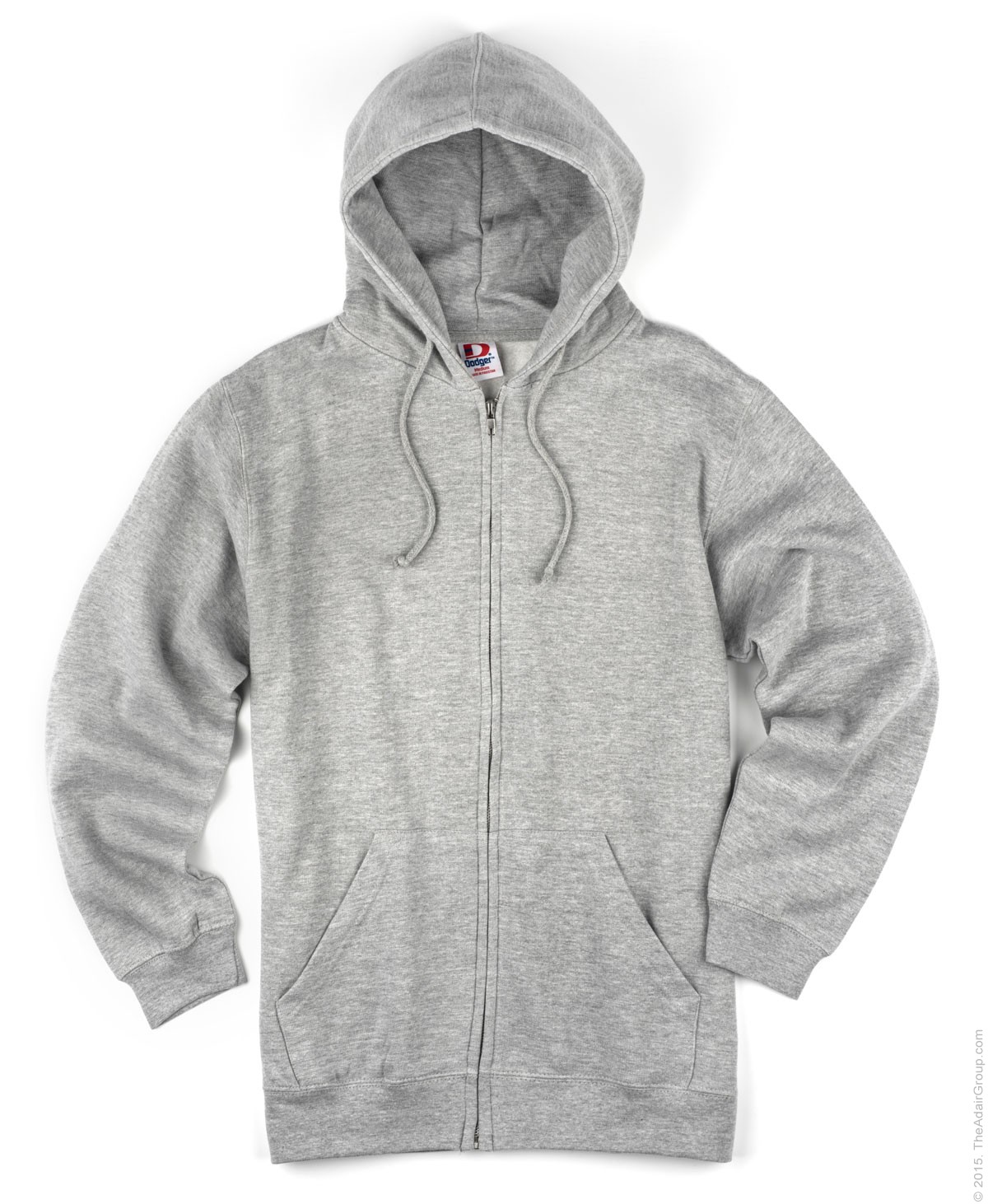 heather grey zip up hoodie