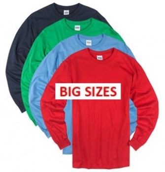 Big Sizes Special|Adult Long Sleeve T