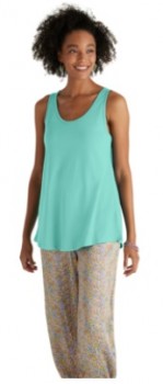 Celadon | Ladies Flowy Tank