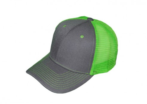 Dk Grey/Neon Green|Trucker Hat