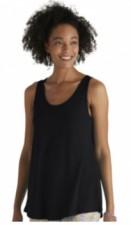 Jet Black | Ladies Flowy Tank