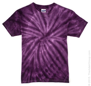 Spider Purple| Kids Tie Dye Shirts