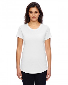 White|Ladies Triblend T-Shirt