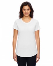 White|Ladies Triblend T-Shirt