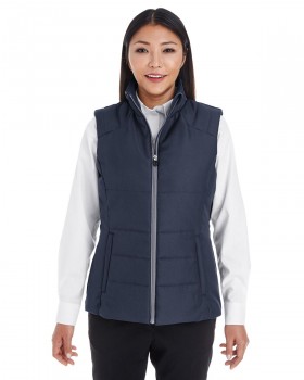 Ladies' Engage Interactive Insulated Vest Navy/ Graph