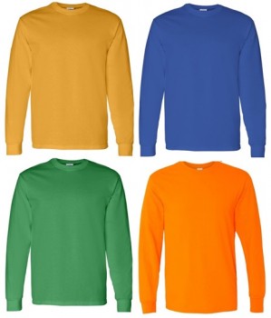 Bright Colors|Adult Long Sleeve T