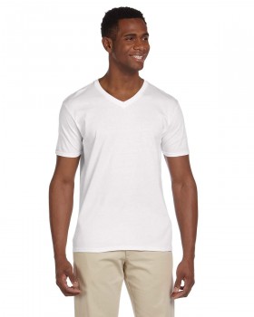 White Adult V-Neck T-Shirt| The Adair Group