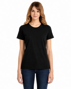 Black|Ladies Basic T-Shirt