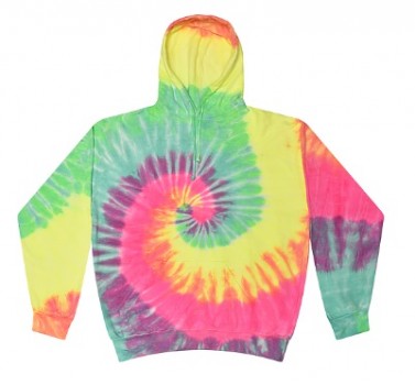 Tie Dye Hooded Shirt