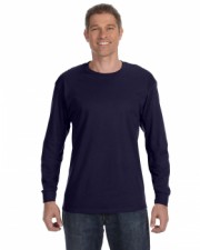 Navy Adult Long Sleeve T