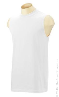 White Sleeveless T-Shirt | The Adair Group